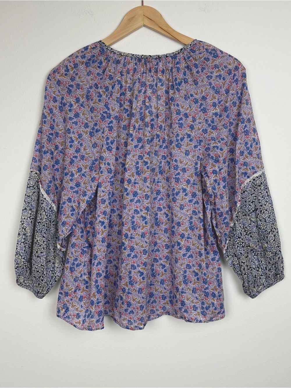 Maje Cisso Contrast Floral Blouse Sz M - Picture 4 of 8